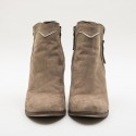 Mi bottes T 39 SARTORE en daim beige