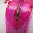 Sac COURREGES en plastique rose transparent