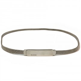 Ceinture GUCCI en acier argent