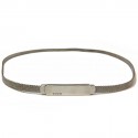 Ceinture GUCCI en acier argent 86 cm