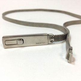 Ceinture GUCCI en acier argent 86 cm