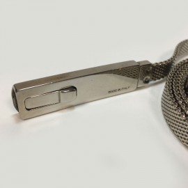 Ceinture GUCCI en acier argent 86 cm