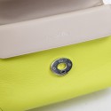 CHRISTIAN DIOR 'Be Dior' bag in acid green taurillon leather