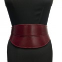 Ceinture T 75  ALEXENDER Mc QUEEN cuir bordeaux