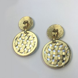 Boucles d'oreilles Clips YVES SAINT LAURENT vintage