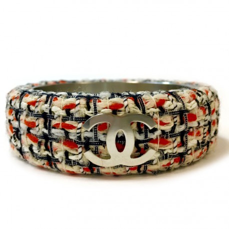 Bracelet CHANEL rigide tweed