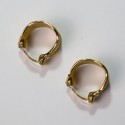 Boucles d'oreille clips YSL SAINT LAURENT Vintage