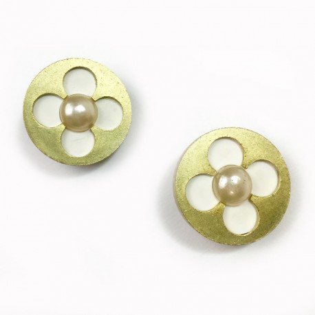 Boucles d'oreille CHANEL Croisiere 1995 collector