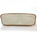 Pochette HERMES en toile beige PM