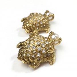 Boucles d'oreille clips Tortues YSL SAINT LAURENT