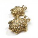 Boucles d'oreille clips Tortues YSL SAINT LAURENT