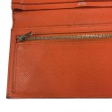 Portefeuille  Bearn HERMES cuir epsom potiron