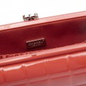 Clutch CHANEL cuir verni rouge