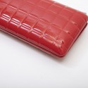 Clutch CHANEL cuir verni rouge