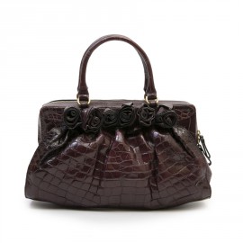 Sac VALENTINO en alligator violet