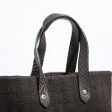 Sac HERMES toile marron vintage