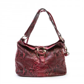 Sac GUCCI en python rouge