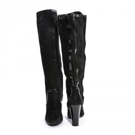 bOTTES t 38.5 PIERRE HARDI veau velours noir