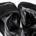 PIERRE HARDY boots in black velvet calfskin size 38.5FR