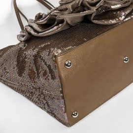 VALENTINO tote bag in brown sequins 