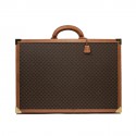 Valise CELINE en toile monogram marron