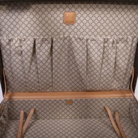 Valise CELINE en toile monogram marron