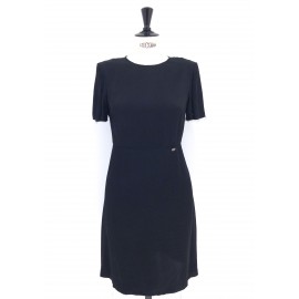 Robe CHANEL soie noire T 