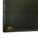 Portefeuille HERMES crocodile noir