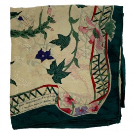 Foulard J. Brochier à fleurs