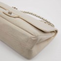 Sac CHANEL cuir embossé beige