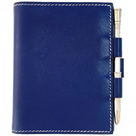 Porte Agenda HERMES bleu petit modèle