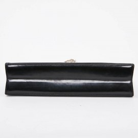 Sac DIOR cuir verni mat noir Collector