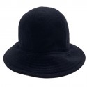 Chapeau HERMES cashemire bleu marine