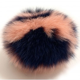 Charm FENDI pompon bicolore rose et bleu