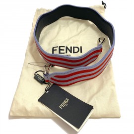 Bandoulière Strap You FENDI bicolore à rayures