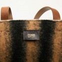 Cabas FENDI en laine gris