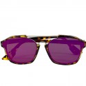 Lunettes de soleil DIOR modèle Abstract écaille verres violets