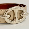 Ceinture HERMES boucle chaine d'ancre