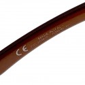 Lunettes de soleil GUCCI marron en plastique