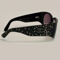 Lunettes de soleil CHANEL CC strass