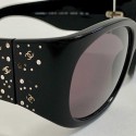 Lunettes de soleil CHANEL CC strass