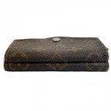 Portefeuille LOUIS VUITTON compact vintage en toile monogram marron