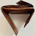 Portefeuille LOUIS VUITTON compact vintage en toile monogram marron