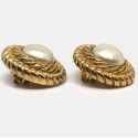 CHANEL Vintage Gold Earrings