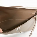 Pochette Kelly HERMES taupe