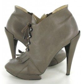 Bottines NICHOLAS KIRKWOOD en cuir taupe T 38