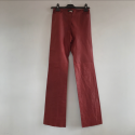 Pantalon cuir PLEIN SUD rouge