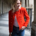 Veste rouge T38 CHANEL vintage