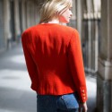 Veste rouge T38 CHANEL vintage