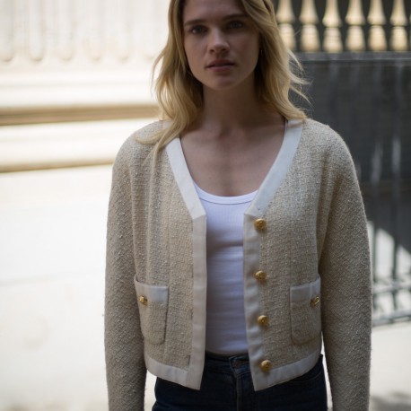 Veste CHANEL beige 